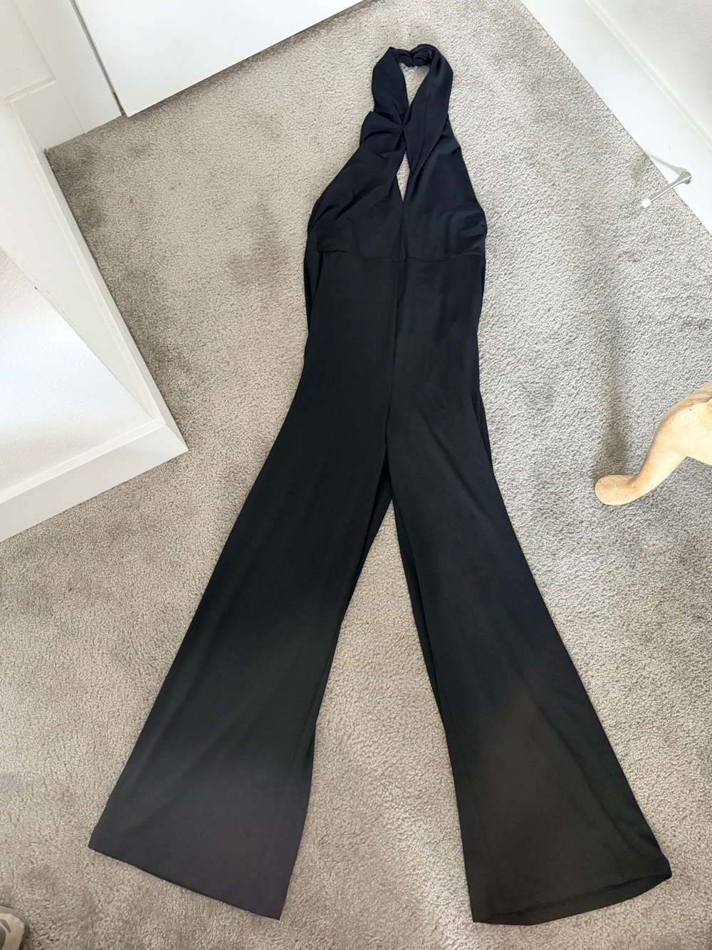 H&M Black Halter Wide-Leg Jumpsuit - NWT